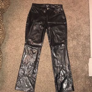 Pleather pants